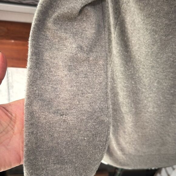 Ralph Lauren 100% Cashmere Cardigan Sweater Grey Button Long Sleeve Small - Picture 9 of 9